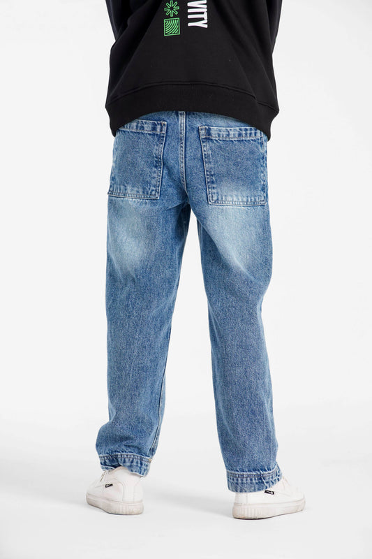 بنطلون جينز من 6 الي 14 سنة