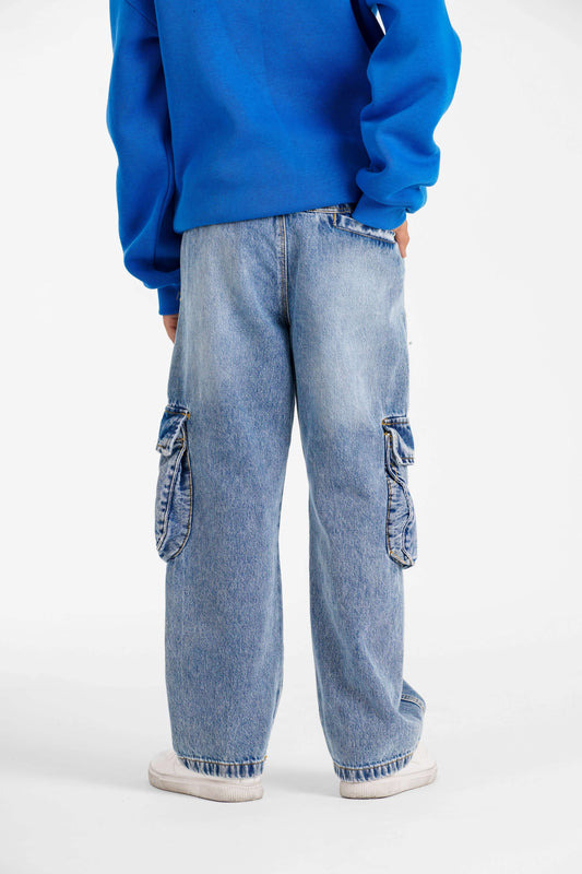 بنطلون جينز من 6 الي 14 سنة