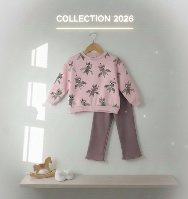 طقم بناتي مبطن