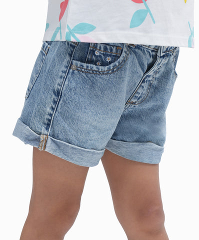 شورت جينز بناتي