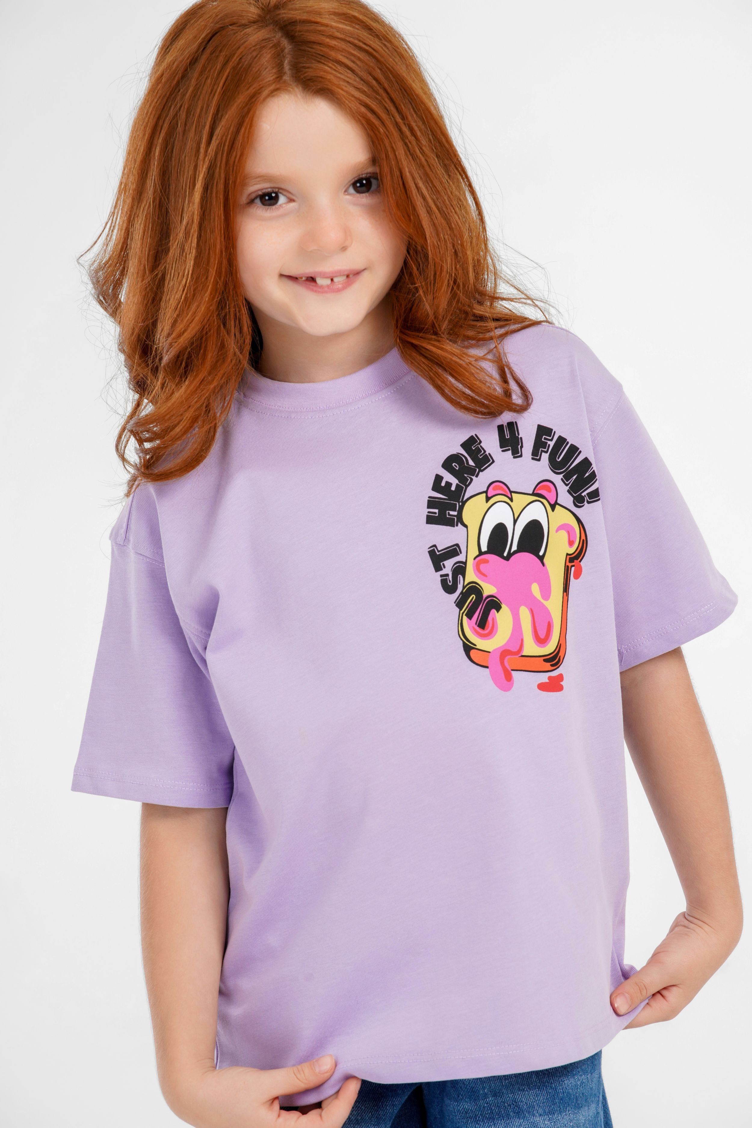 تيشيرت بناتى نص كم