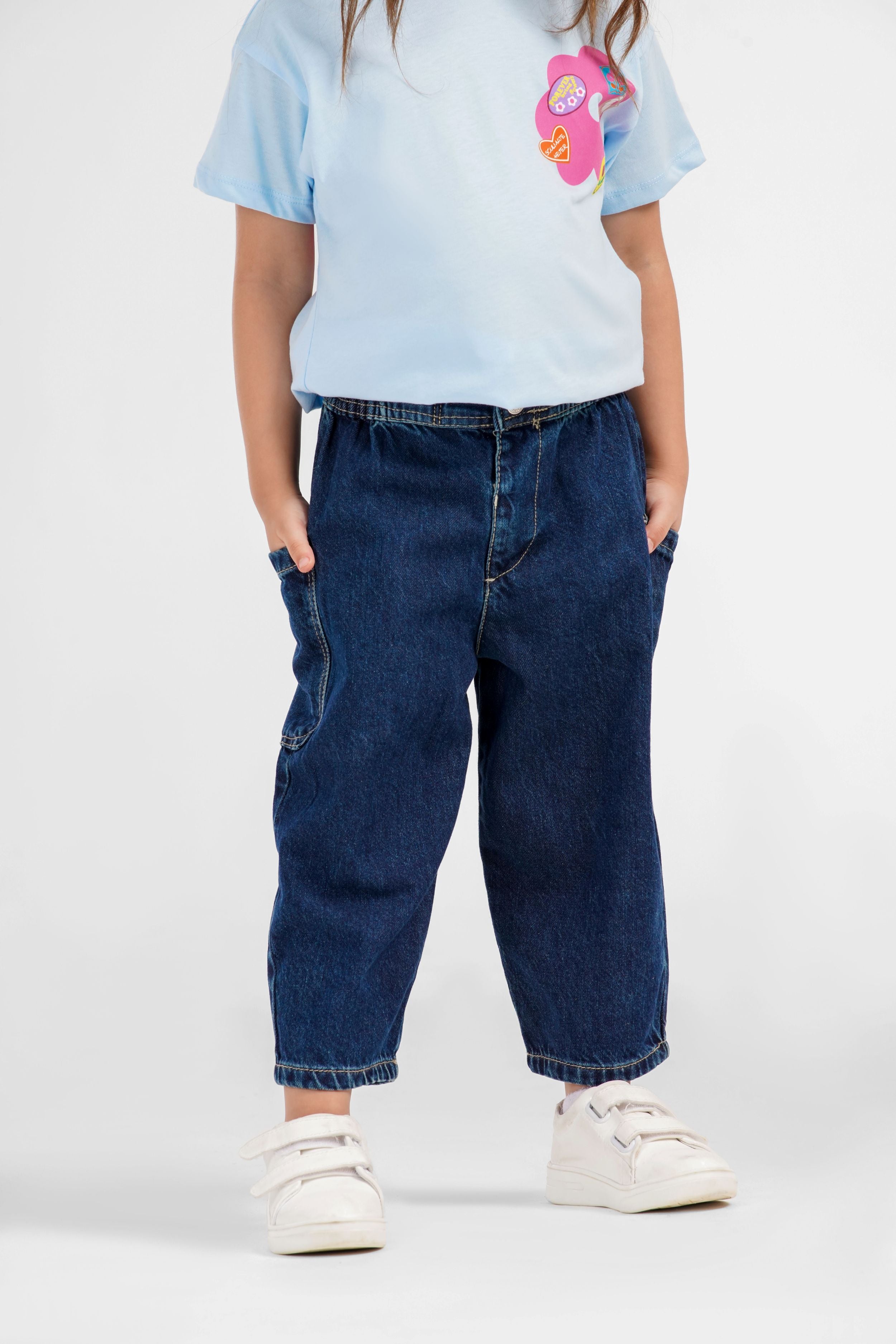 بنطلون جينز من سن 18/24 ل 6 سنين