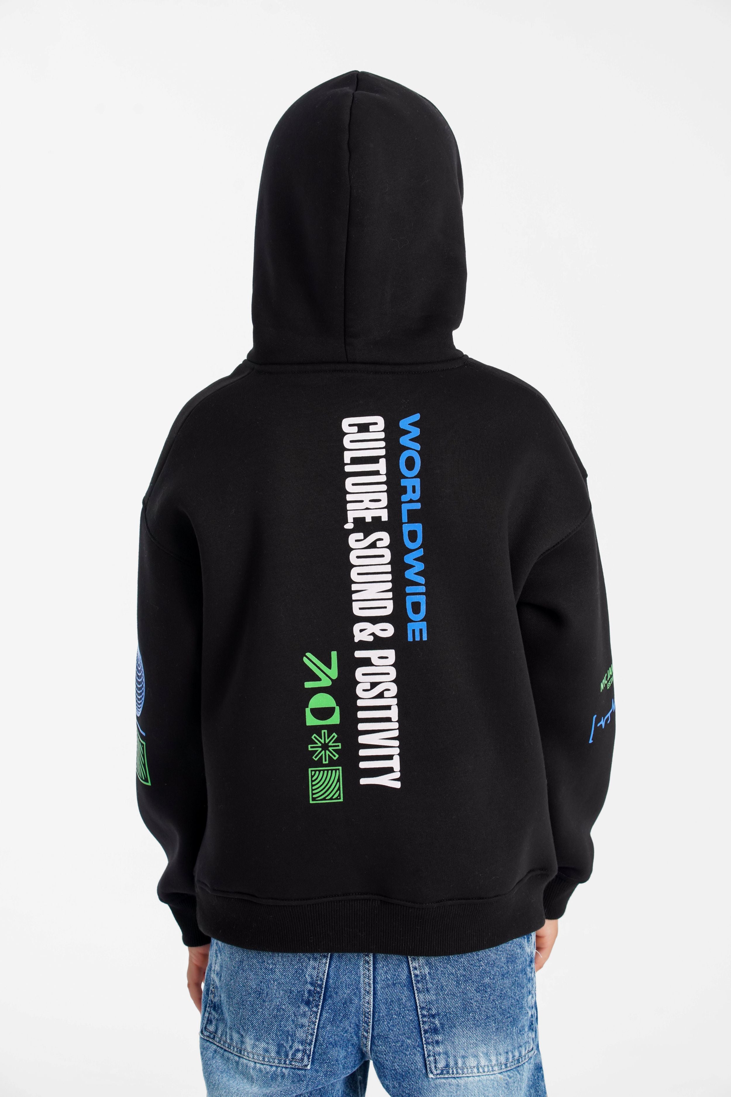 سويت شيرت كابيشو مبطن من6 الي 14 سنة