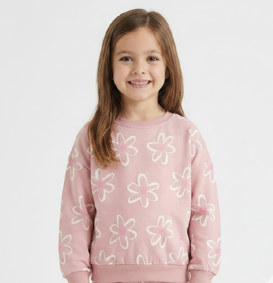 سويت شيرت بناتي مبطن