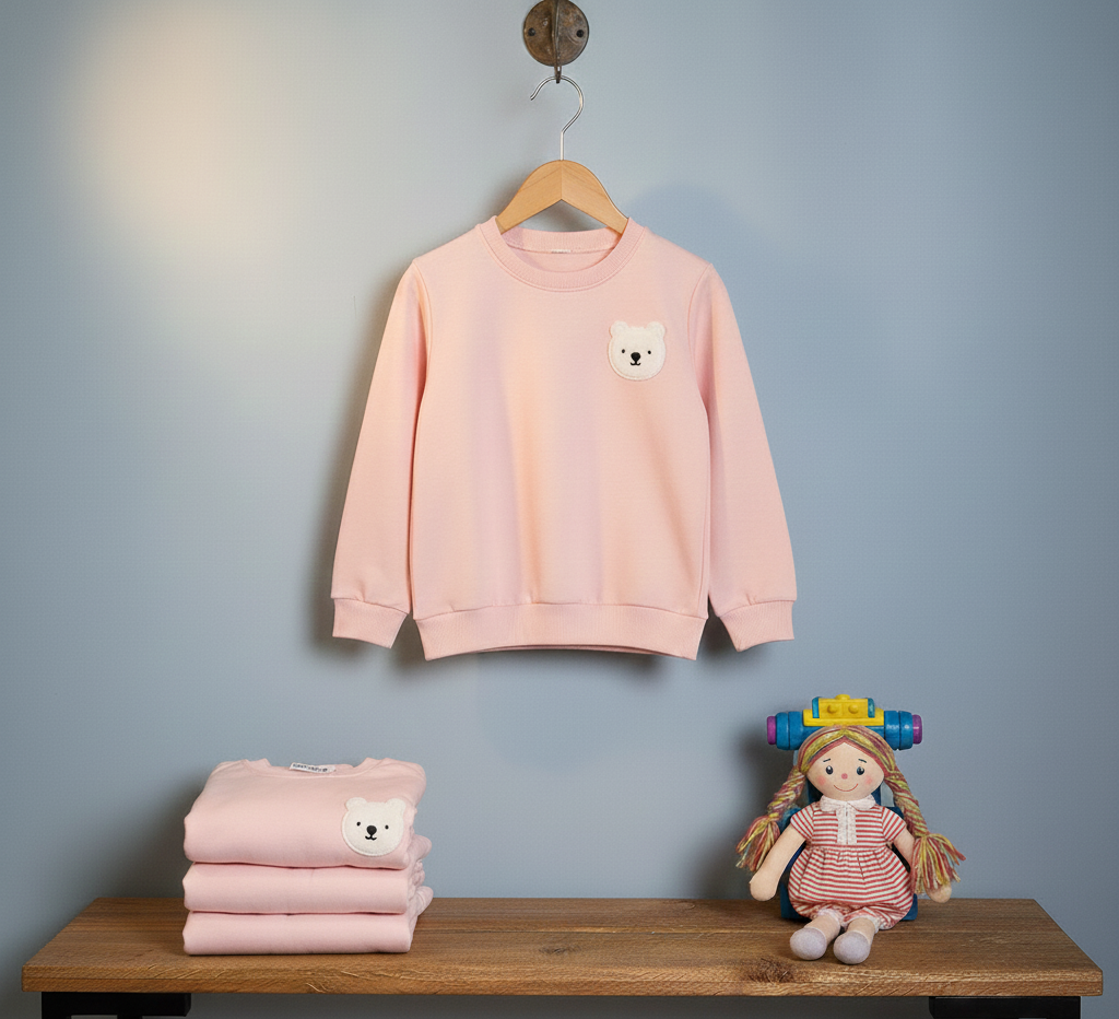 سويت شيرت بناتي مبطن