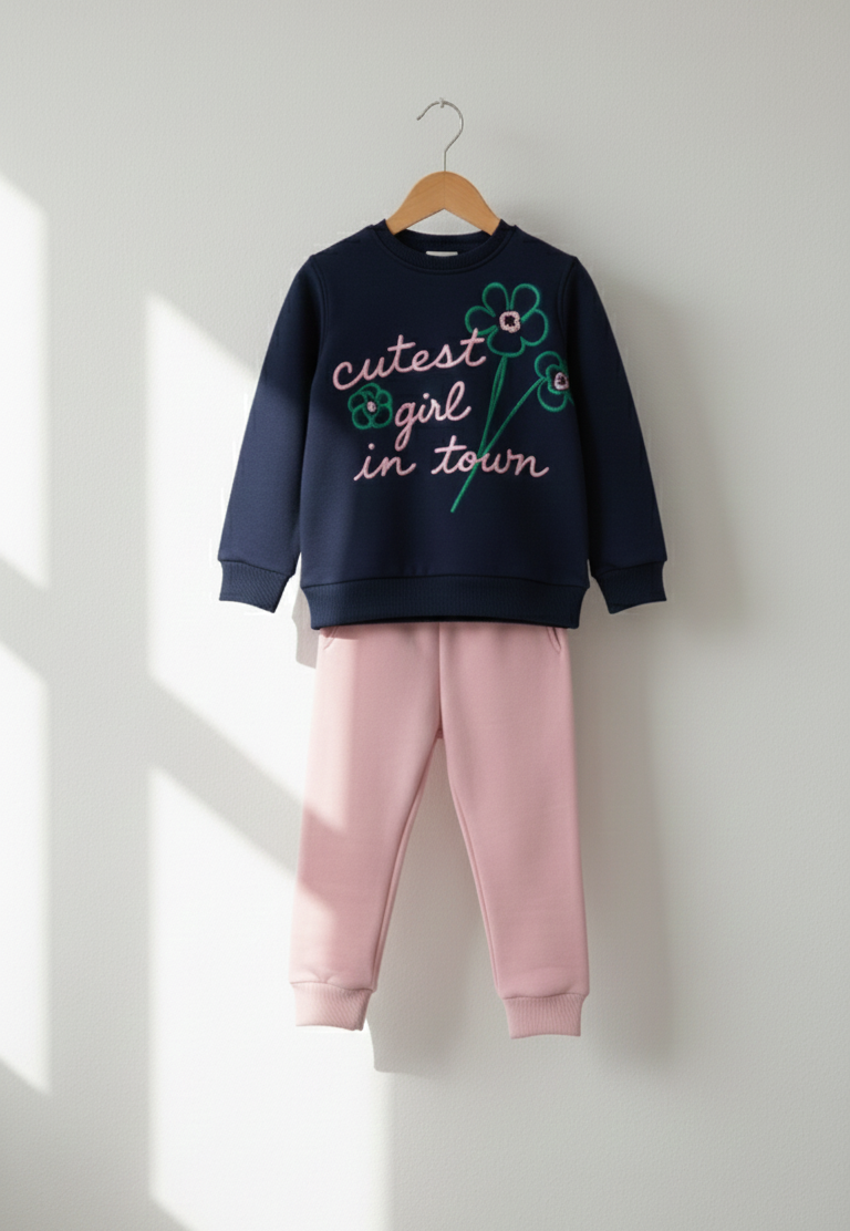 طقم بناتي مبطن