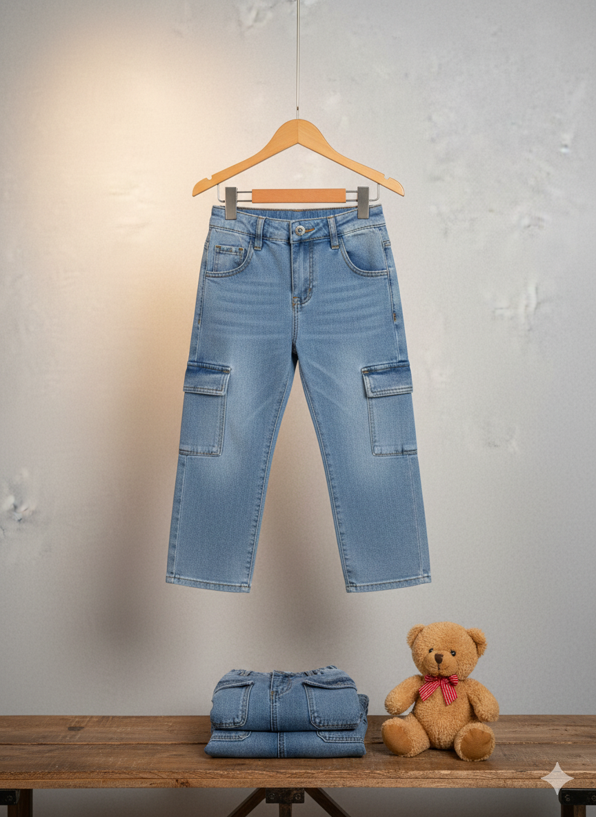 بنطلون جينز كارجو