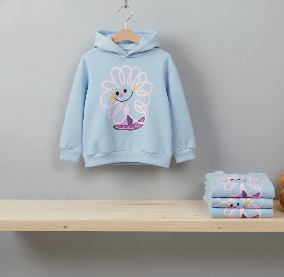 سويت شيرت بناتي مبطن