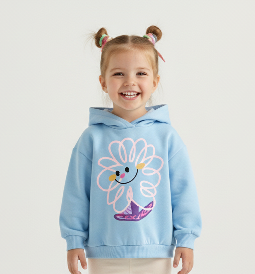 سويت شيرت بناتي مبطن