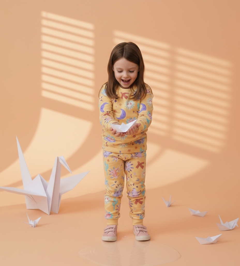 طقم مبطن بناتي