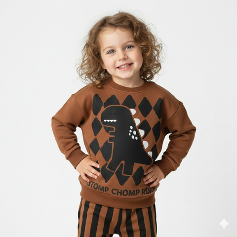 سويت شيرت بناتي مبطن