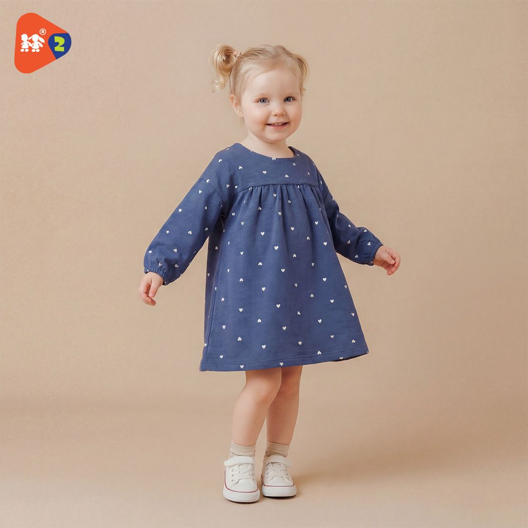 فستان بناتي مبطن