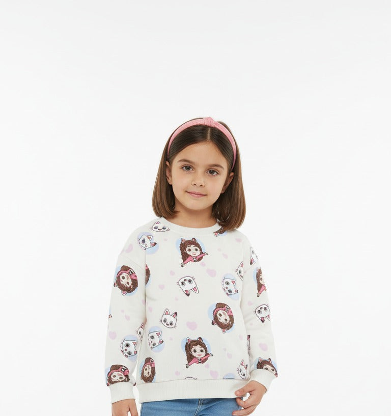 سويت شيرت بناتي مبطن