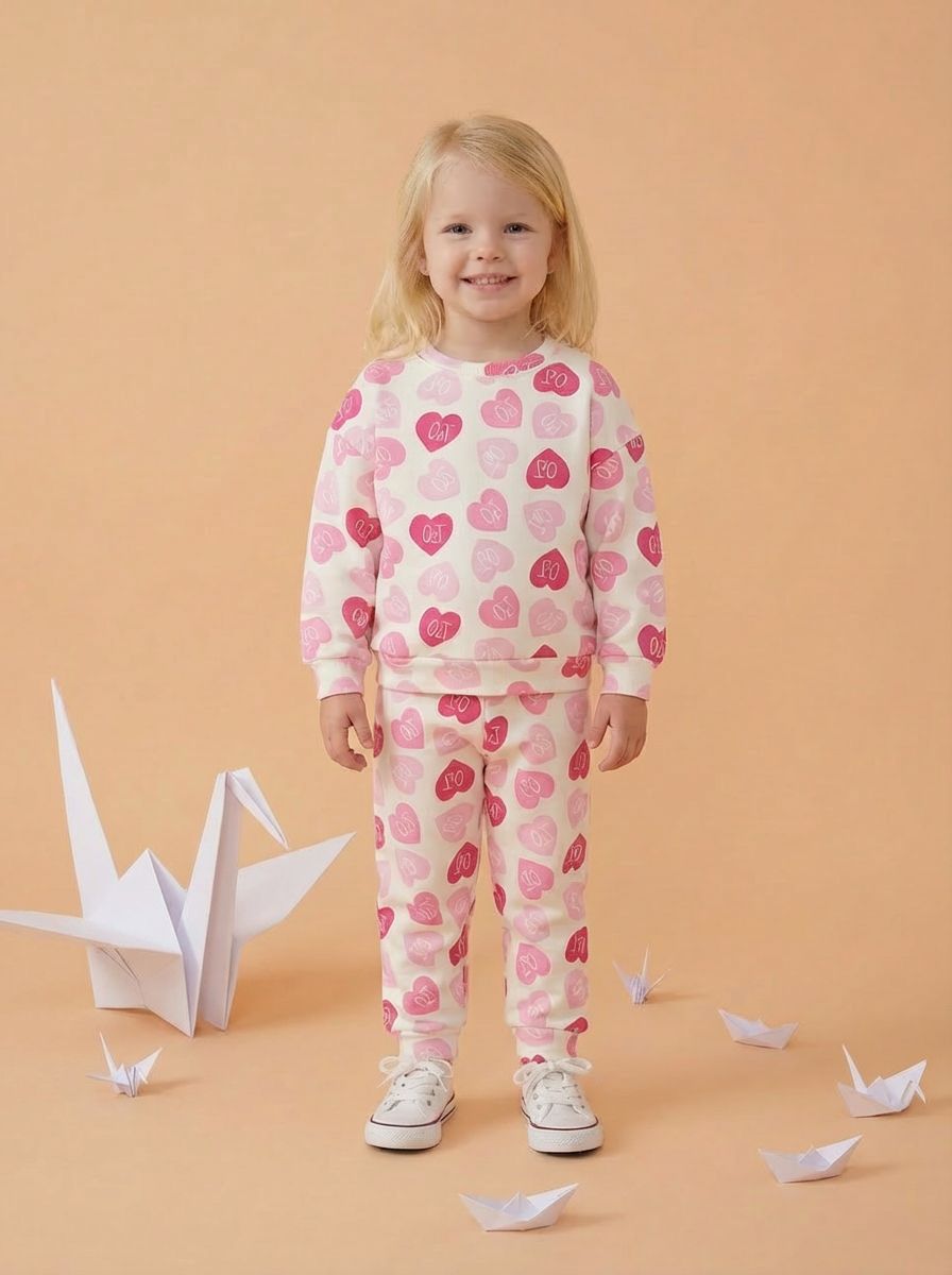 طقم بناتي مبطن